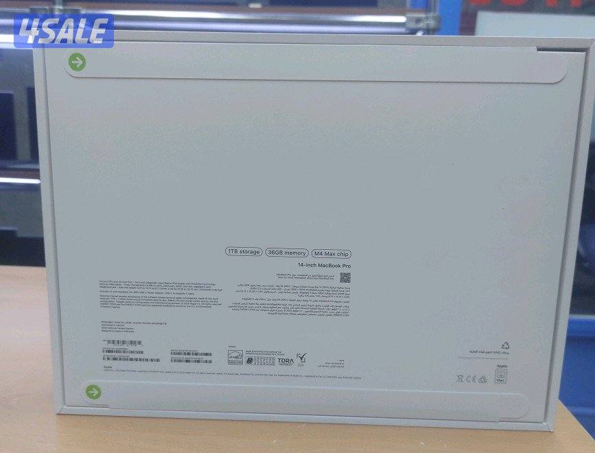 للبيع ماك بوك برو  14 MAX  /رام 36 /1TERA SSD 14 CORE CPU 32 GPU1