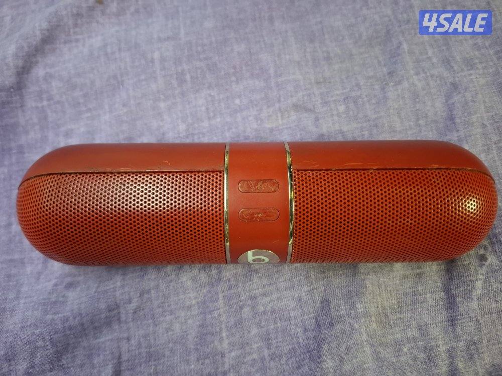 BEATSPILL BY DR.DRE BLIETOOTH SPEAKER RED COLOR WIRELESS SPEAKER3