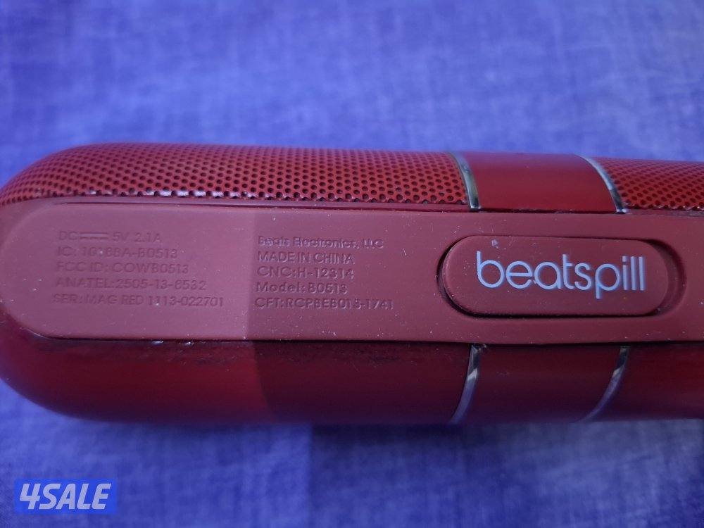 BEATSPILL BY DR.DRE BLIETOOTH SPEAKER RED COLOR WIRELESS SPEAKER5