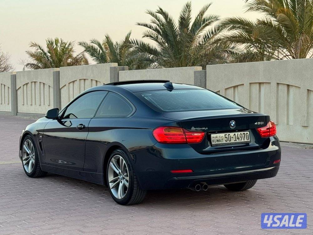 للبيع بي ام 430i فل اوبشن توين تيربو كامل مواصفات داخليه تان0