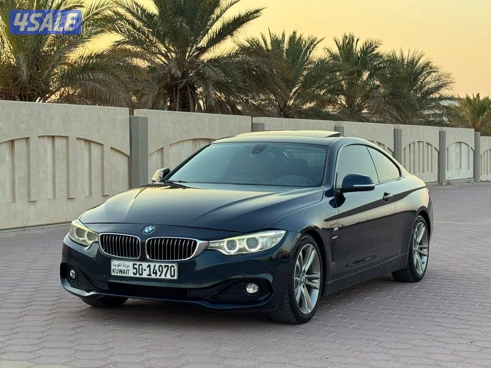 للبيع بي ام 430i فل اوبشن توين تيربو كامل مواصفات داخليه تان1