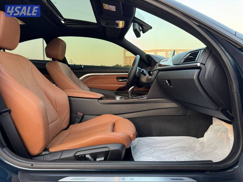 للبيع بي ام 430i فل اوبشن توين تيربو كامل مواصفات داخليه تان3