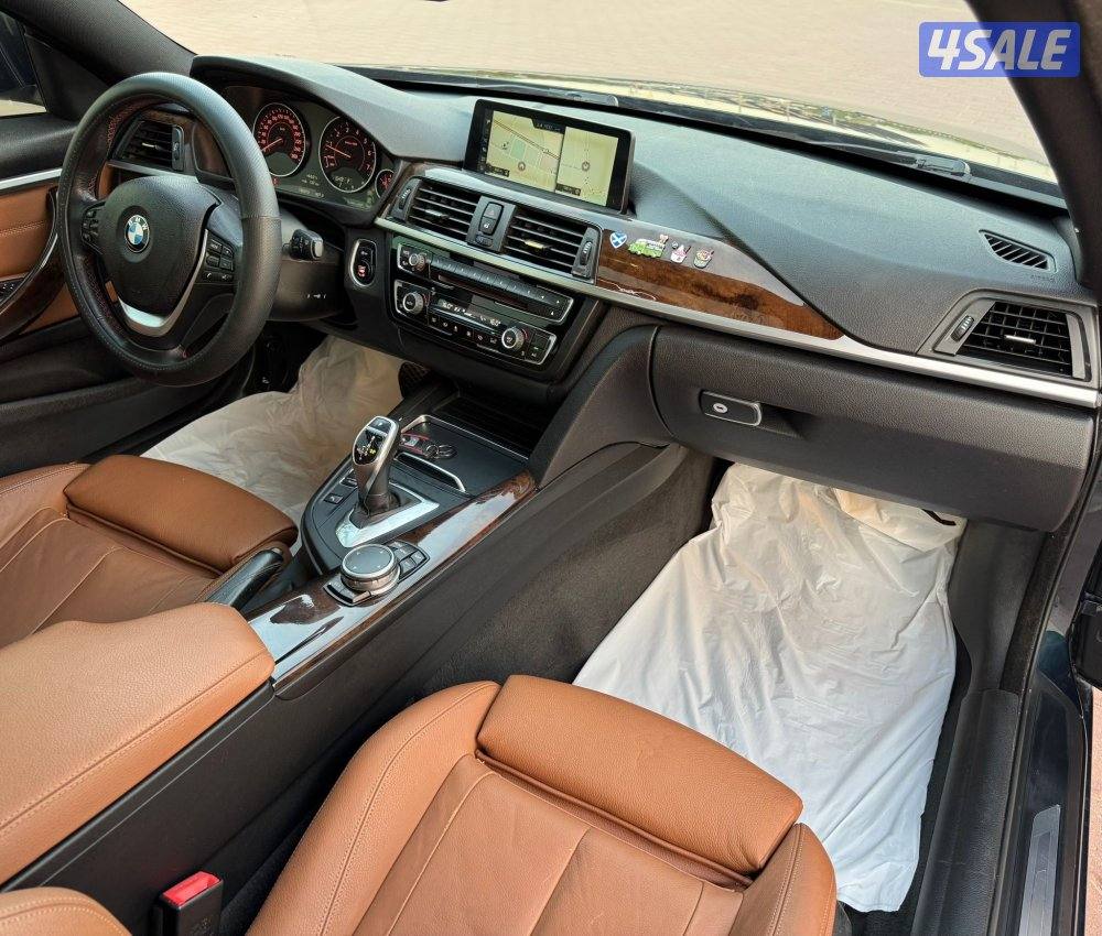 للبيع بي ام 430i فل اوبشن توين تيربو كامل مواصفات داخليه تان4