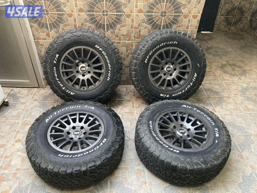 للبيع رنقات برايد الاصلية معا توايرهم حجم 17 - 6 براقي0