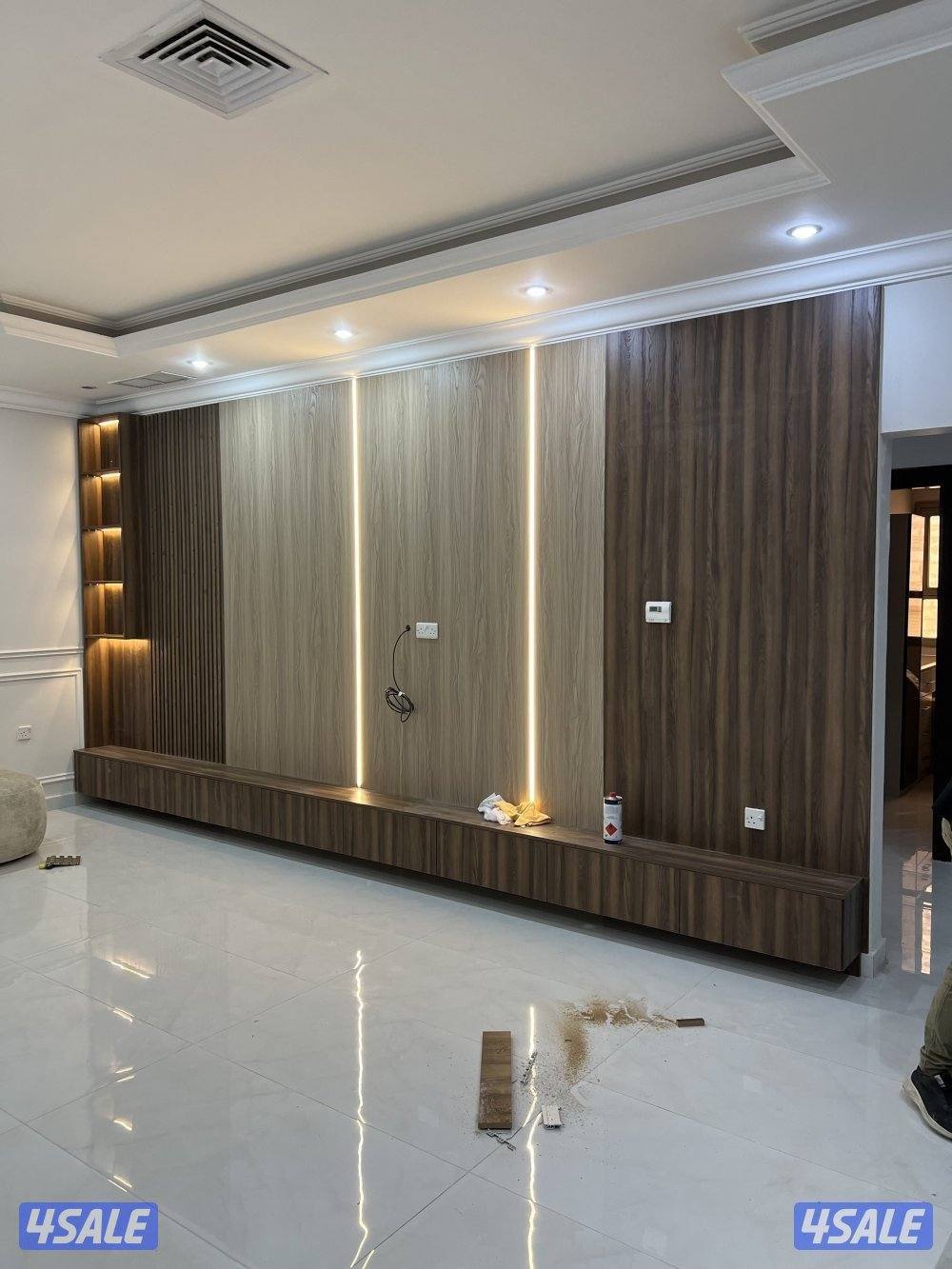 اعمال ديكورات الحديث وتفصيل كبدات خشبيه وتصليح ابواب تركيب بديل الخشب6