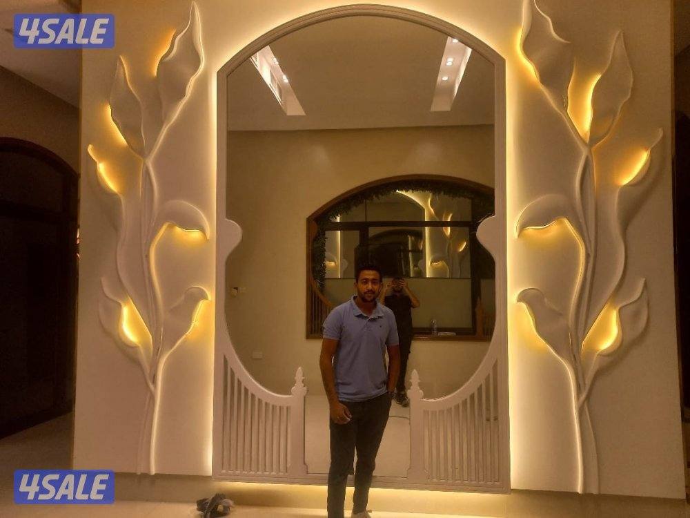 اعمال ديكورات الحديث وتفصيل كبدات خشبيه وتصليح ابواب تركيب بديل الخشب10