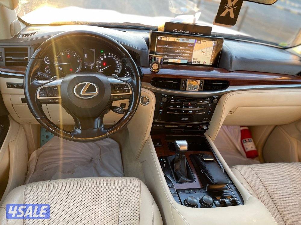 لكزس LX570 وارد قطر فحص جير مكينه شاصي البدي قطعتين9