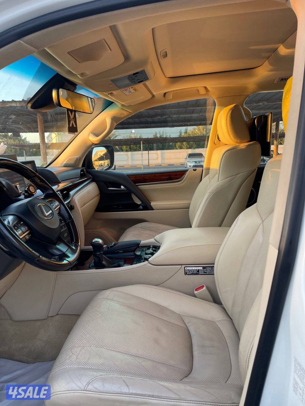 لكزس LX570 وارد قطر فحص جير مكينه شاصي البدي قطعتين8