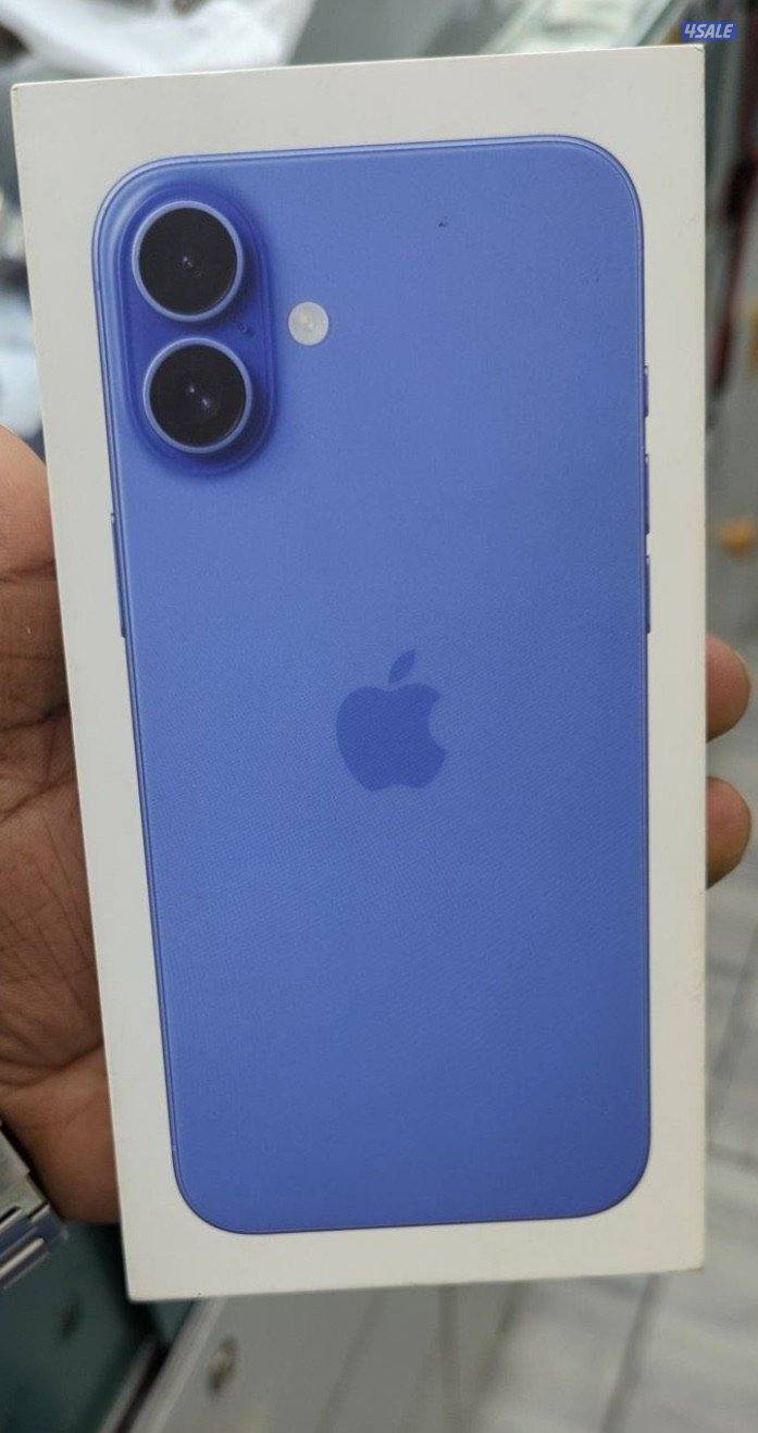 بيع ايفون16بلس256جديد غير مستعمل بالكرتون1