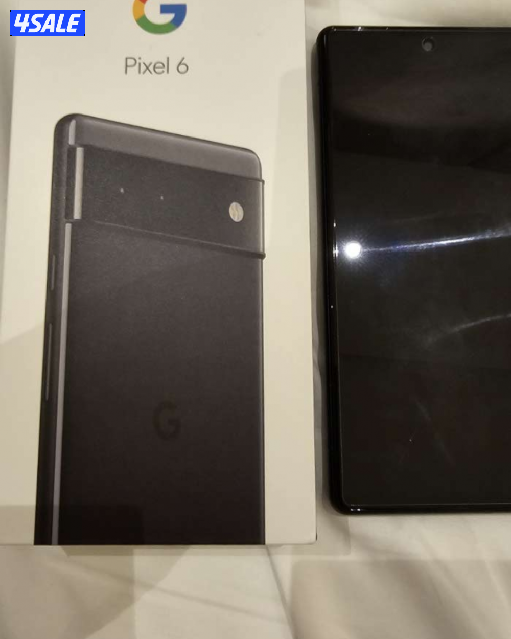 قوقل بكسل 6 256gb لون اسود الجهاز كالجديد تواصل فقط واتساب1