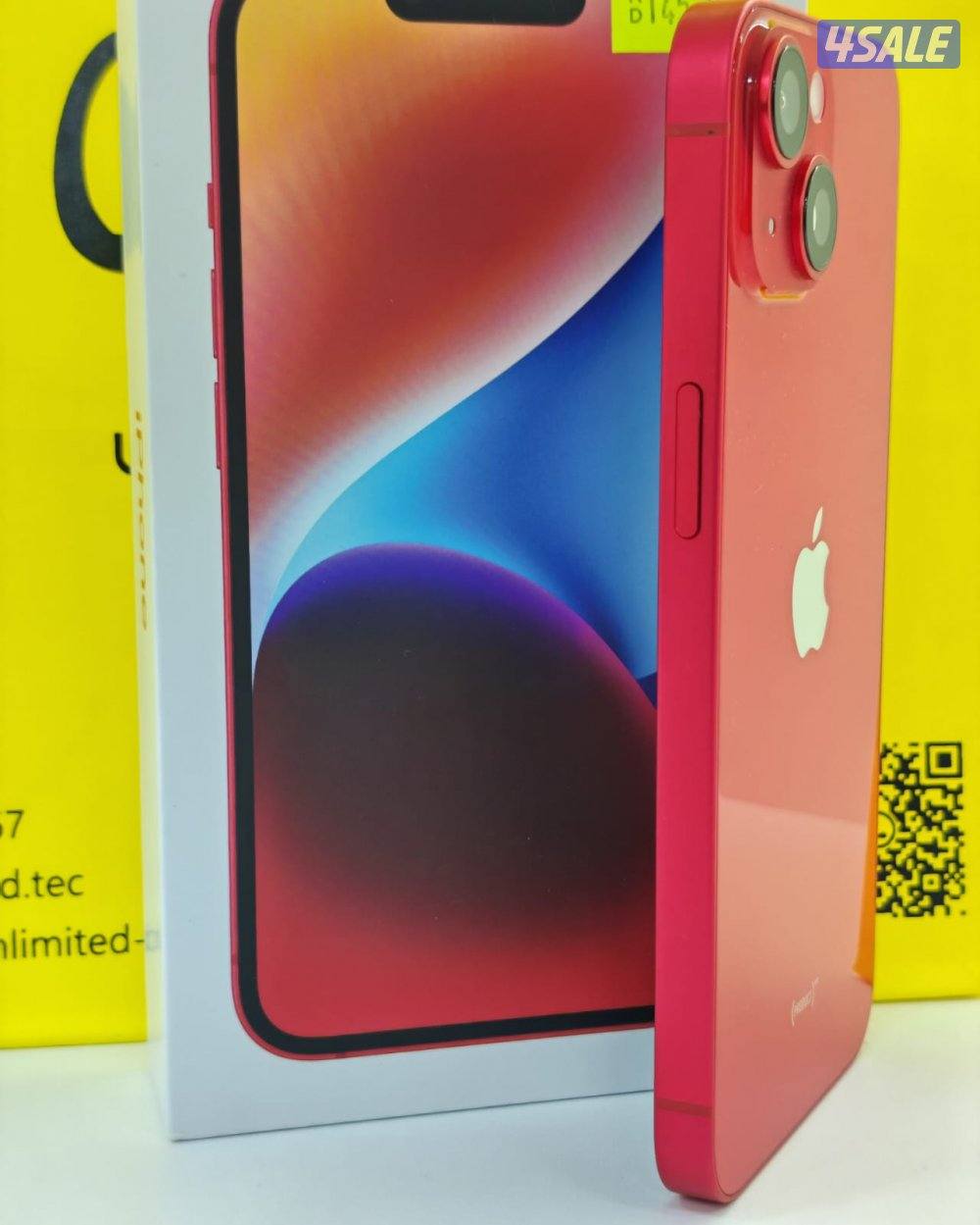 ايفون 14 – 256 جيجا – أحمر – نسبة البطارية 85% iPhone 14 256GB Red3