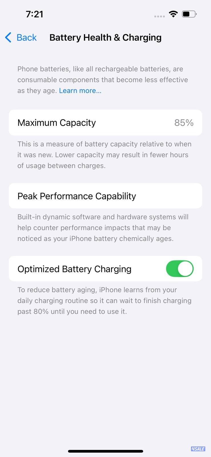 ايفون 14 – 256 جيجا – أحمر – نسبة البطارية 85% iPhone 14 256GB Red12