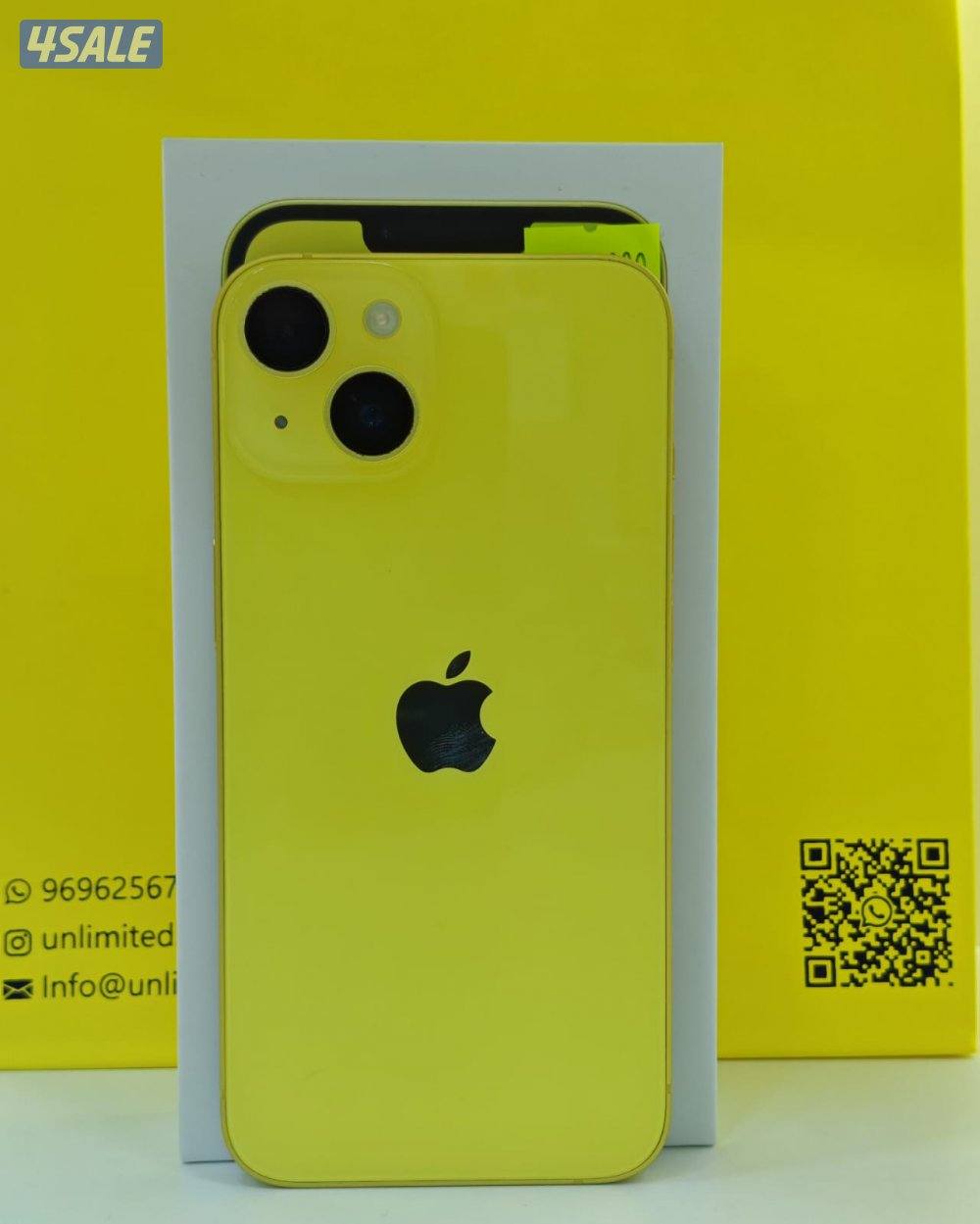 ايفون 14 – 256 جيجا – أصفر – نسبة البطارية 83% iPhone 14 256GB Yellow9