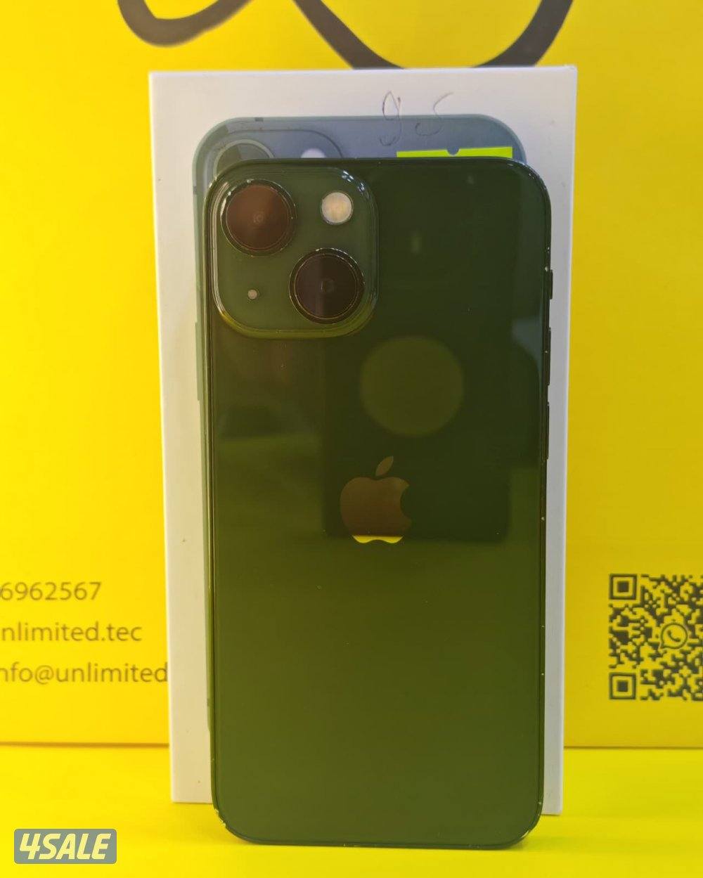 ايفون 13 ميني – 256 جيجا – أخضر – نسبة البطارية 83% iPhone 13 Mini 2565