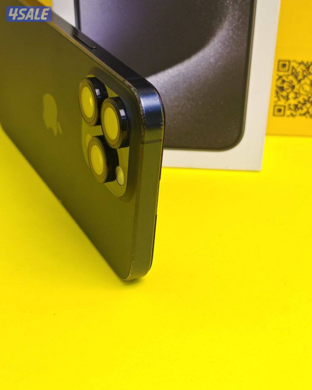 ايفون 15 برو ماكس – 256 جيجا – تيتانيوم أزرق – نسبة البطارية 84%6