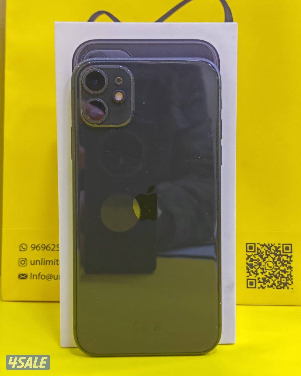 ايفون 11 – 128 جيجا – أسود – نسبة البطارية 78% iPhone 11 128GB Black5