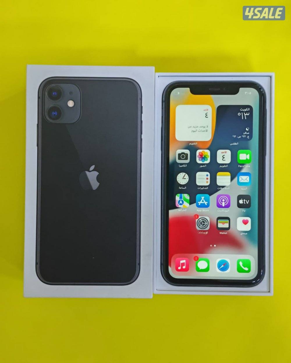 ايفون 11 – 128 جيجا – أسود – نسبة البطارية 78% iPhone 11 128GB Black9