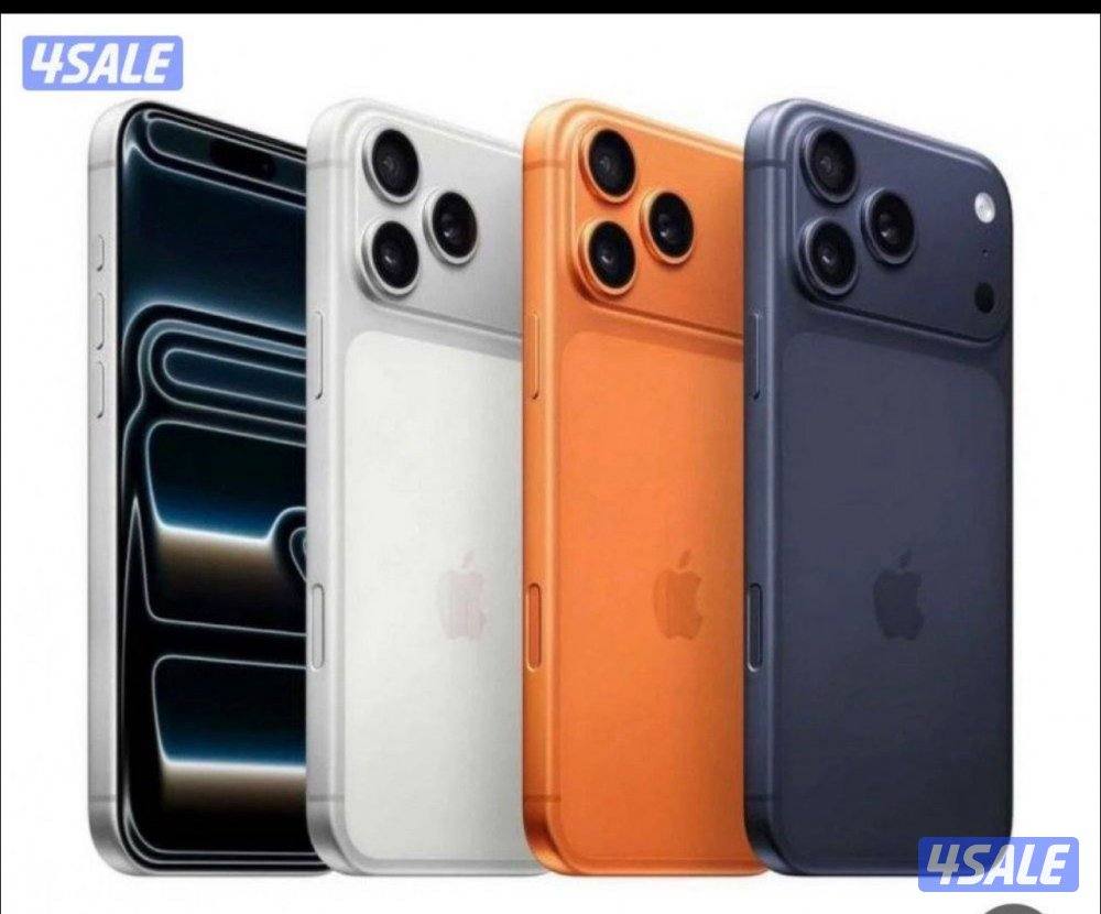 مطلوب ايفون 17بروماكس256 برتقالي عربي انجليزي او16بروماكس1