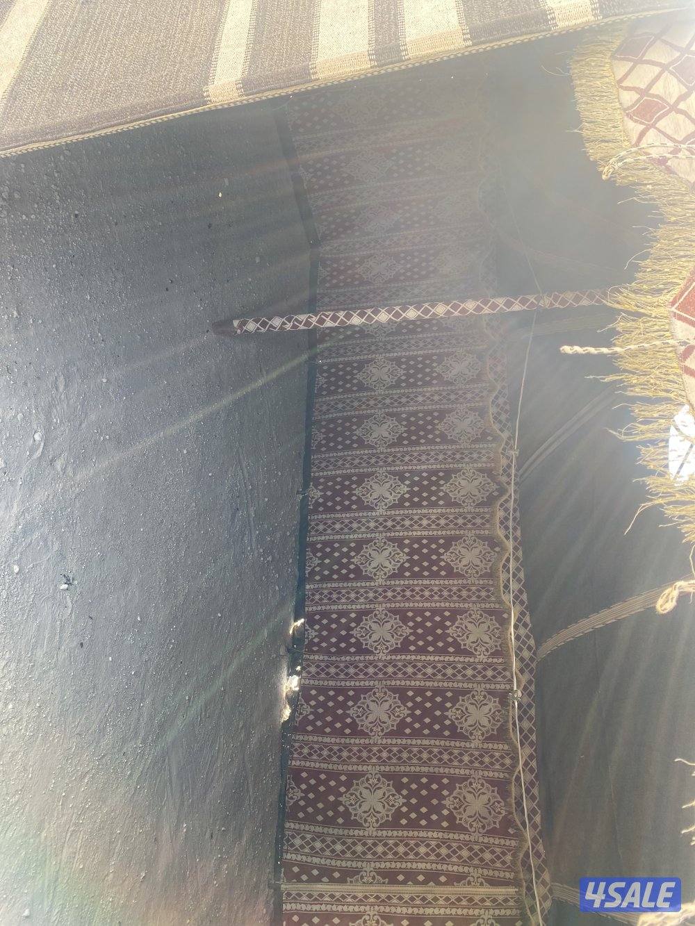 للبيع بيت شعر عدد ٢ مع ماطور حجم ١٢٠٠2