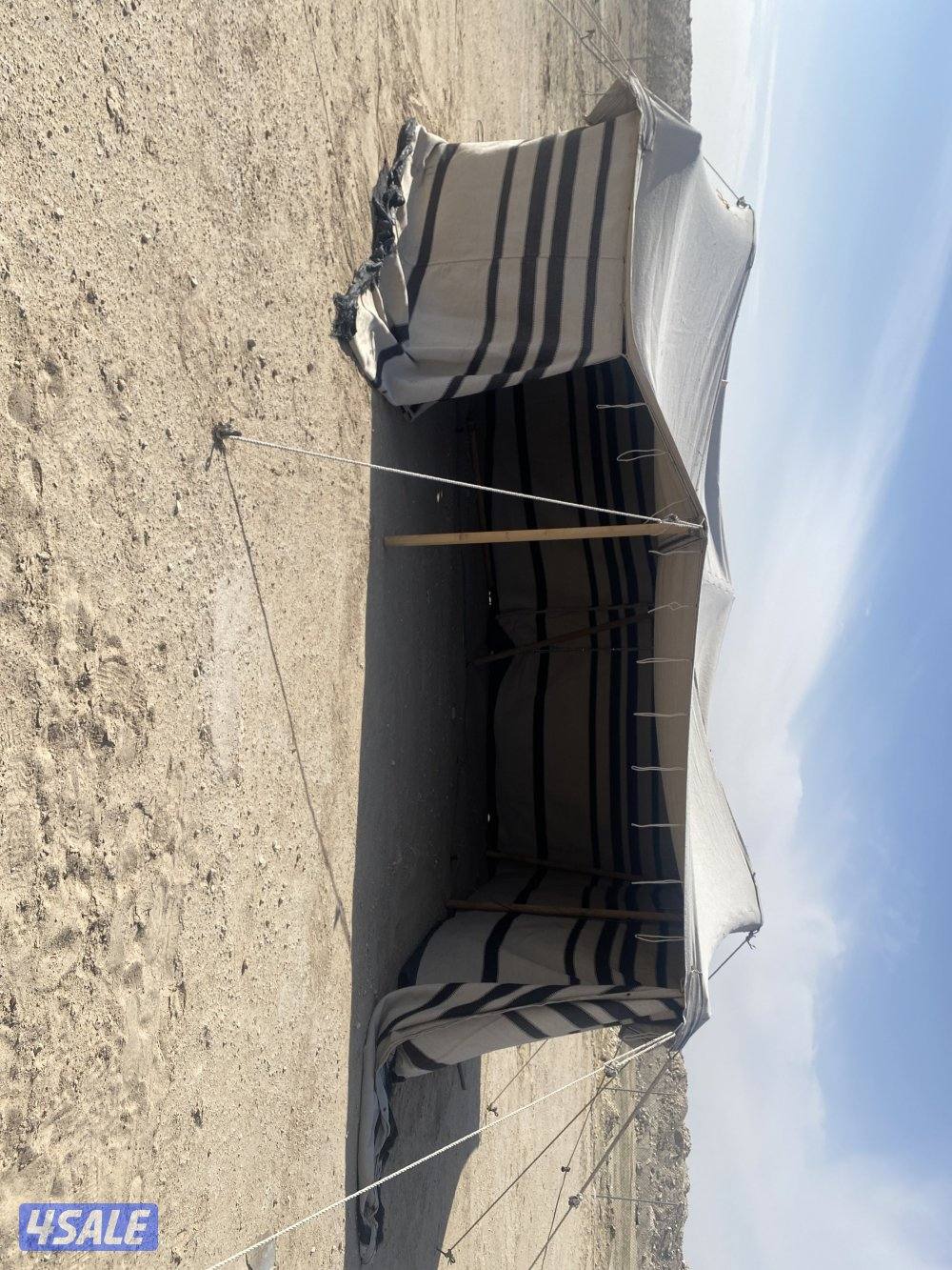 للبيع بيت شعر عدد ٢ مع ماطور حجم ١٢٠٠3