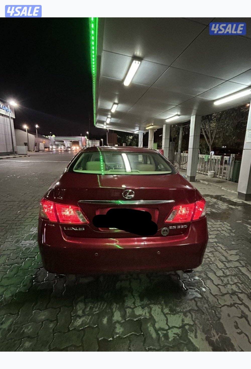 للبيع  لكزسز es350  لون عنابي. من داخل بيج1