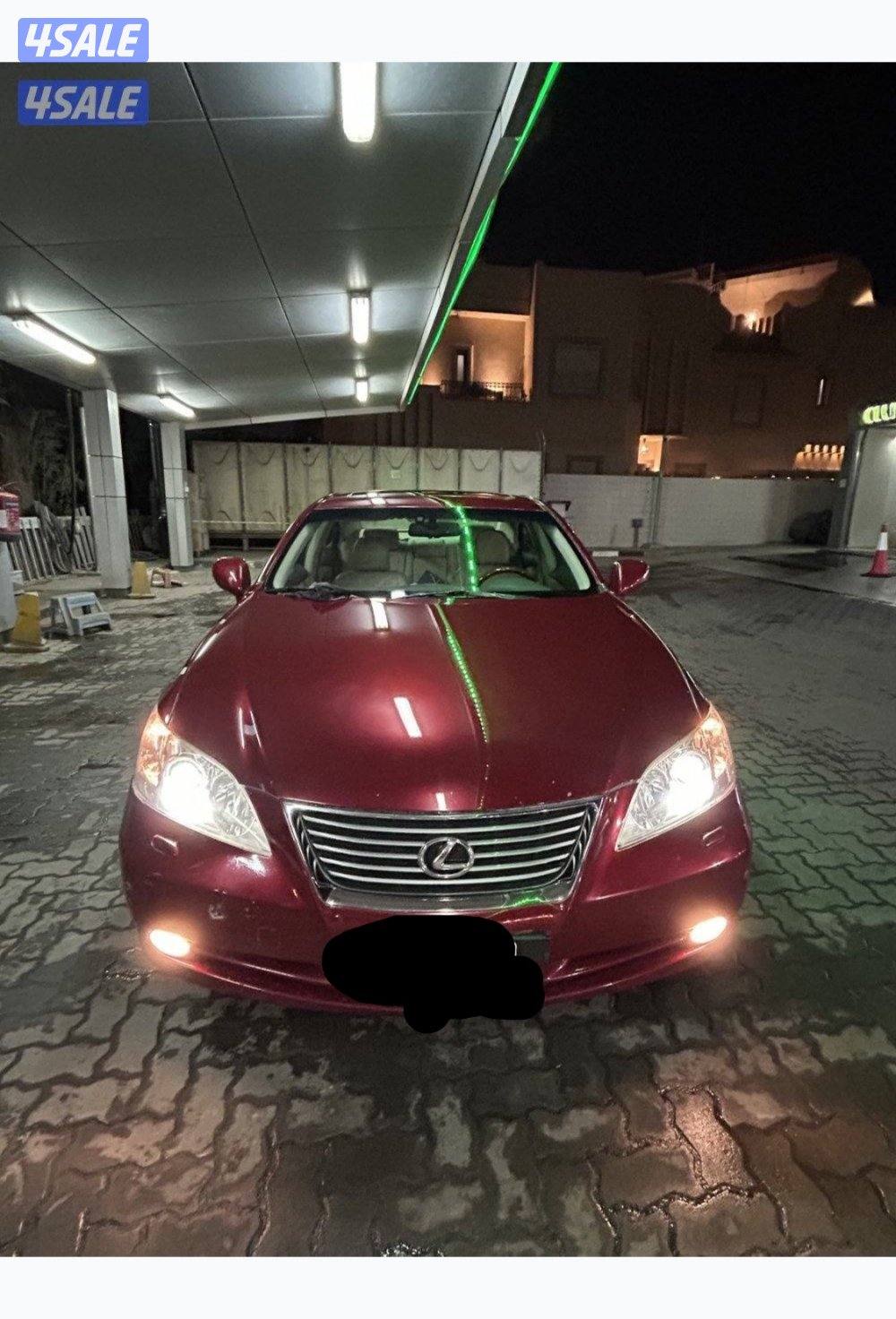 للبيع  لكزسز es350  لون عنابي. من داخل بيج4