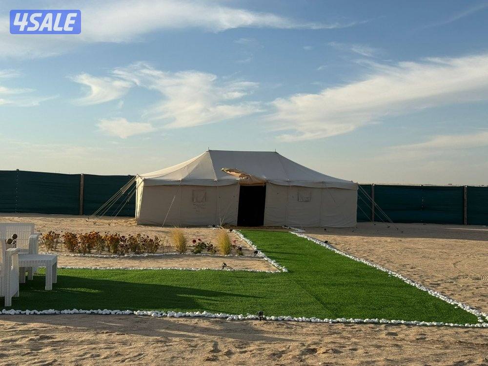 للبيع مخيم نظيف ومرتب عوائل3