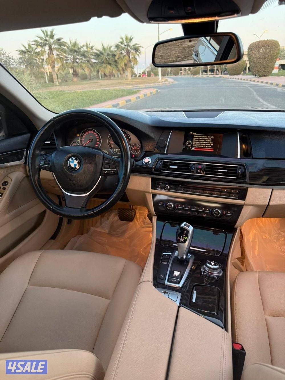 بي ام 520i موديل 2016 شرط الفحص والنظافه بحاله ممتازه جداً14