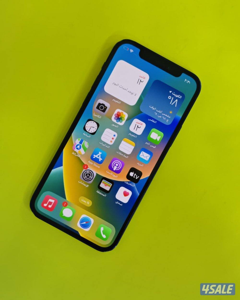 ايفون 12 – 128 جيجا – أسود – نسبة البطارية 77% iPhone 12 128GB Black6