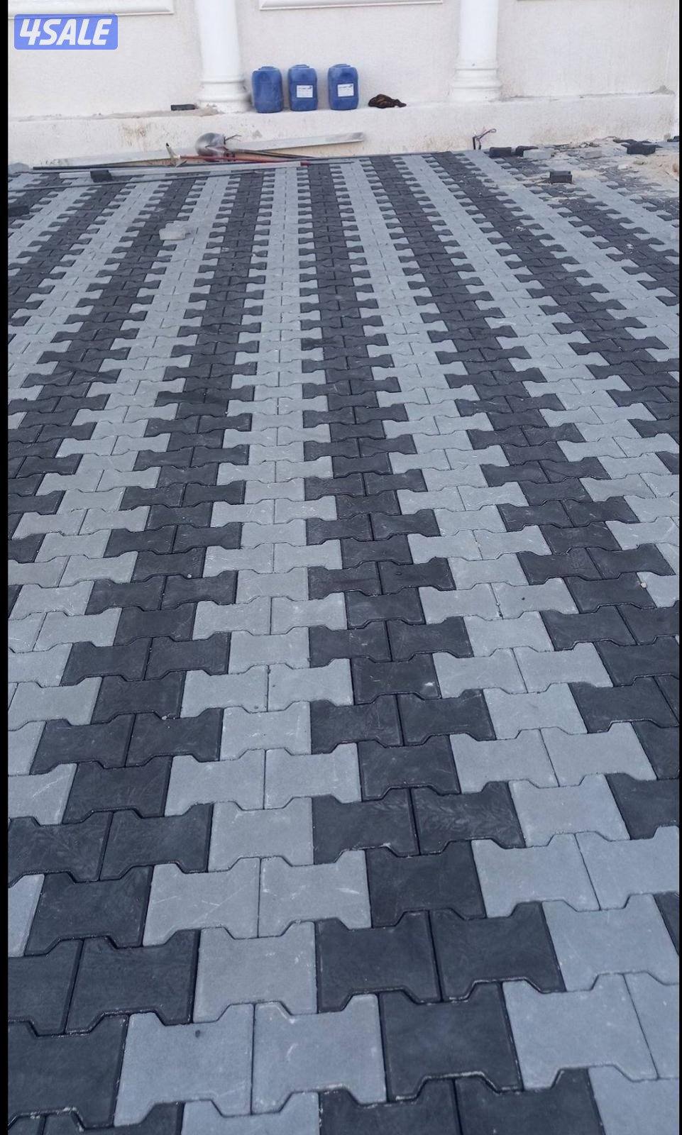 مقاول بلاط متداخل وكربستون وتنسيق حدائق ورخام وسيراميك وعمل النافورة و4