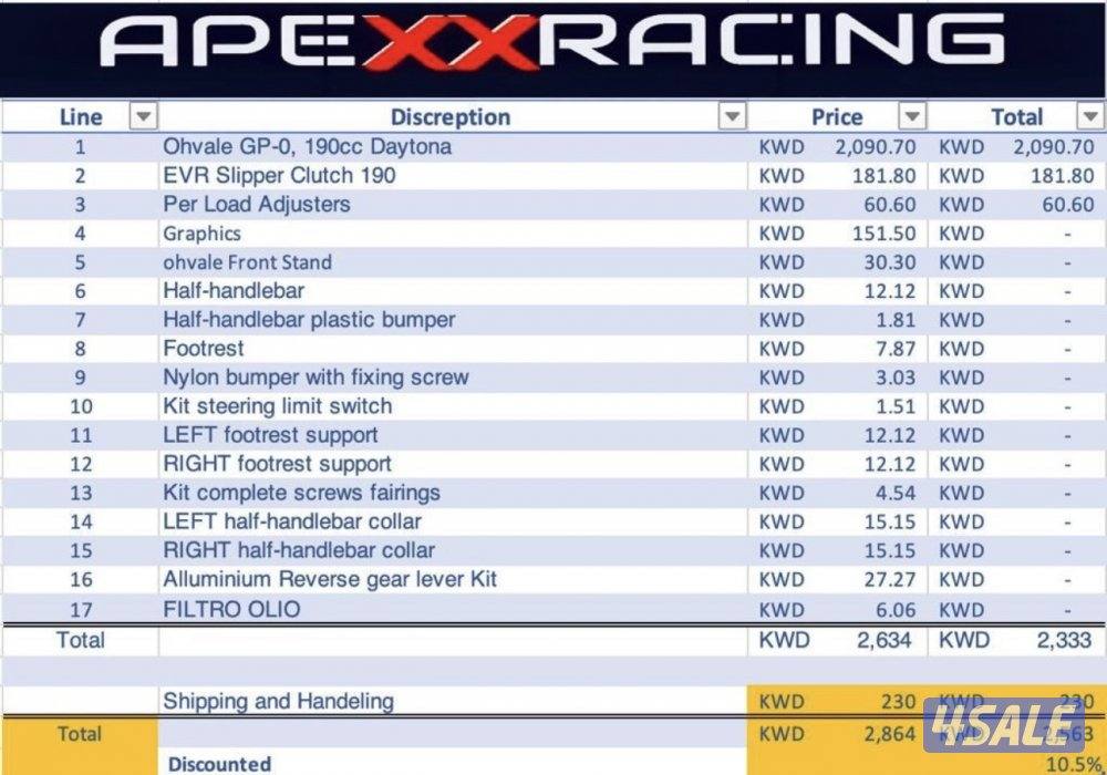 للبيع Ohvale جديد3