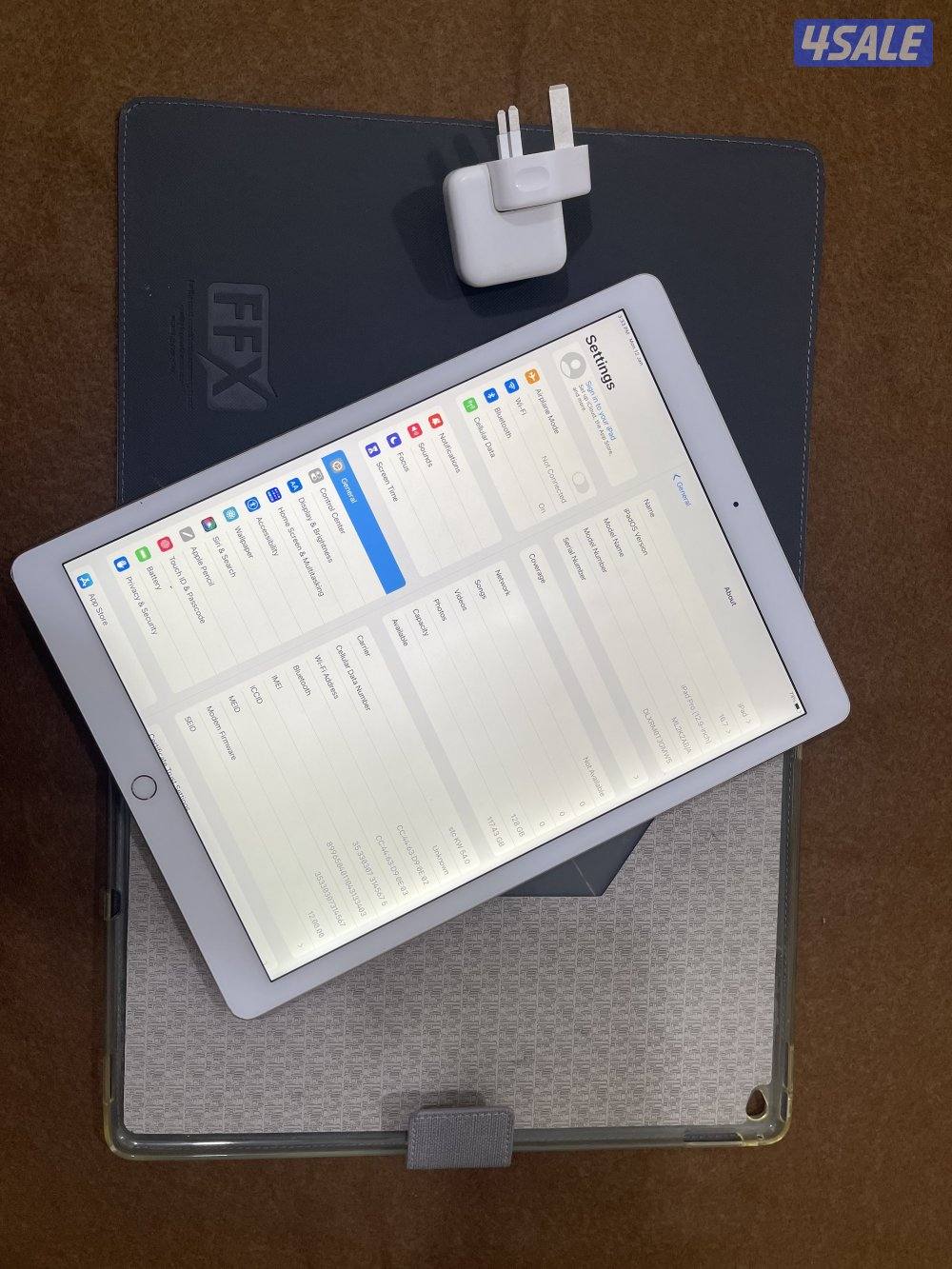 ايباد ابل برو 12.9 انش 128!قيقا خط شريحة موديل 2017مع الاغراض3