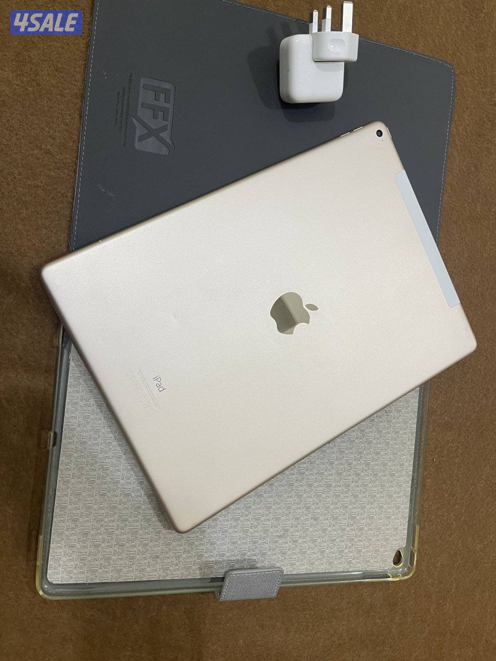 ايباد ابل برو 12.9 انش 128!قيقا خط شريحة موديل 2017مع الاغراض8
