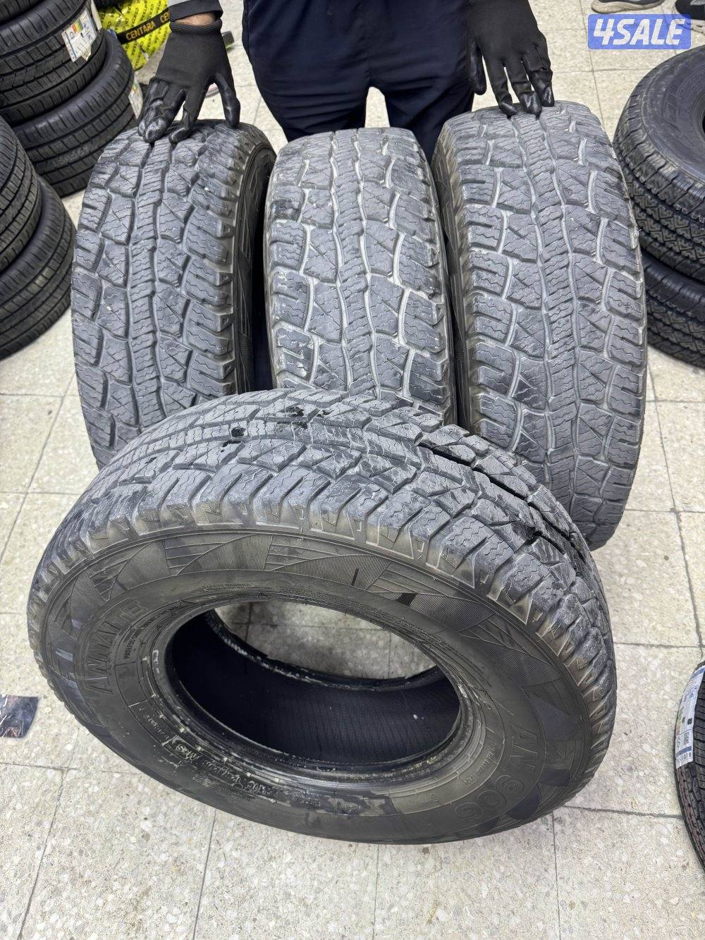 للبيع 4 تواير 265/75/160