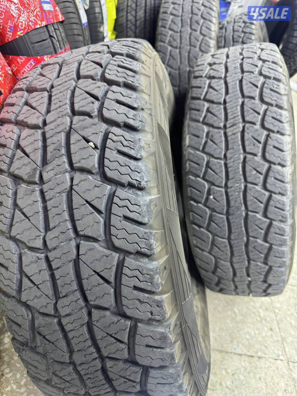 للبيع 4 تواير 265/75/164