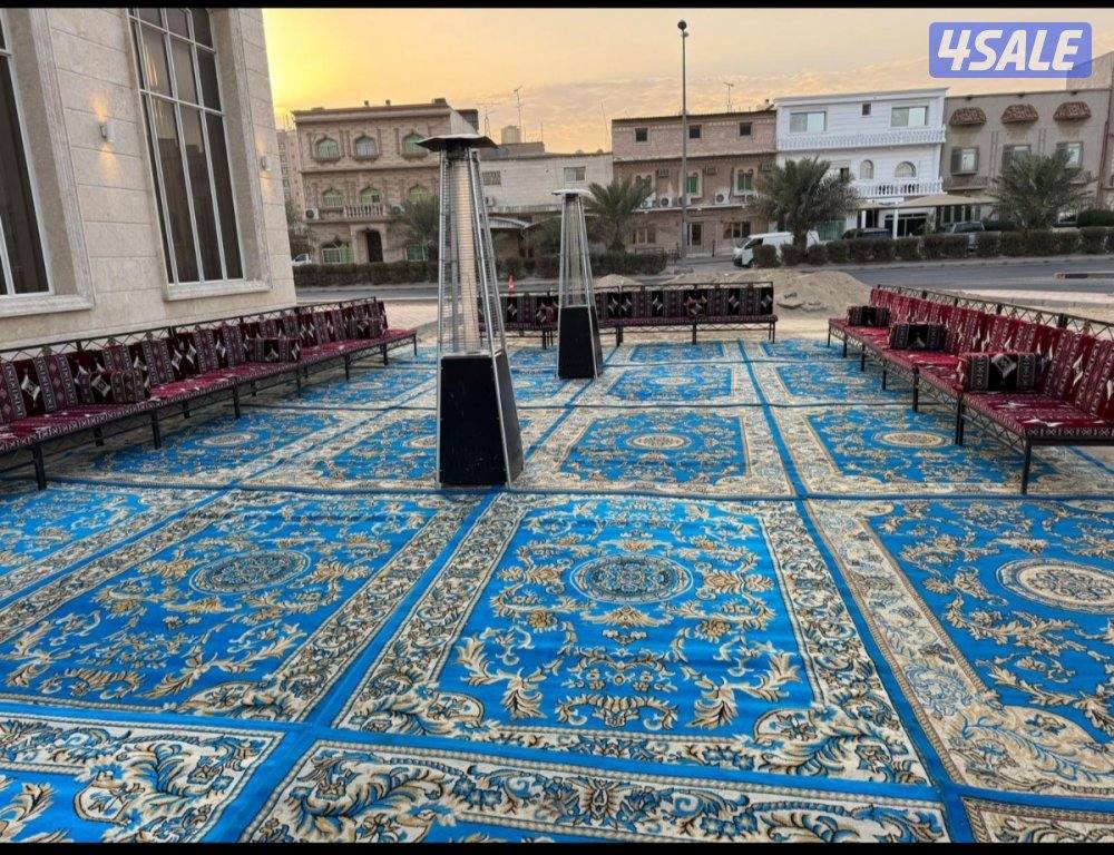 تأجيرخيمه دفايات كراسي طاولات كنفات قهوجية فاليه1