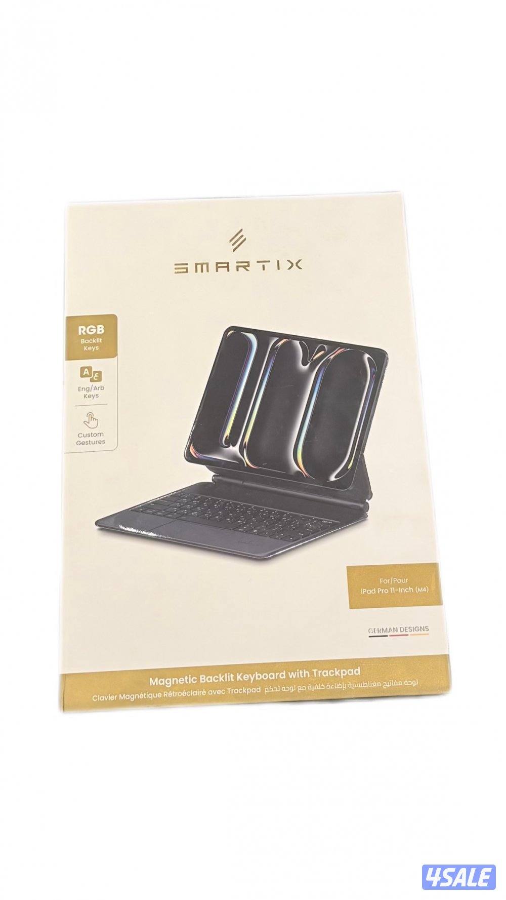 Smartix Magnetic Backlit Keyboard for iPad Pro 11 inch for M46