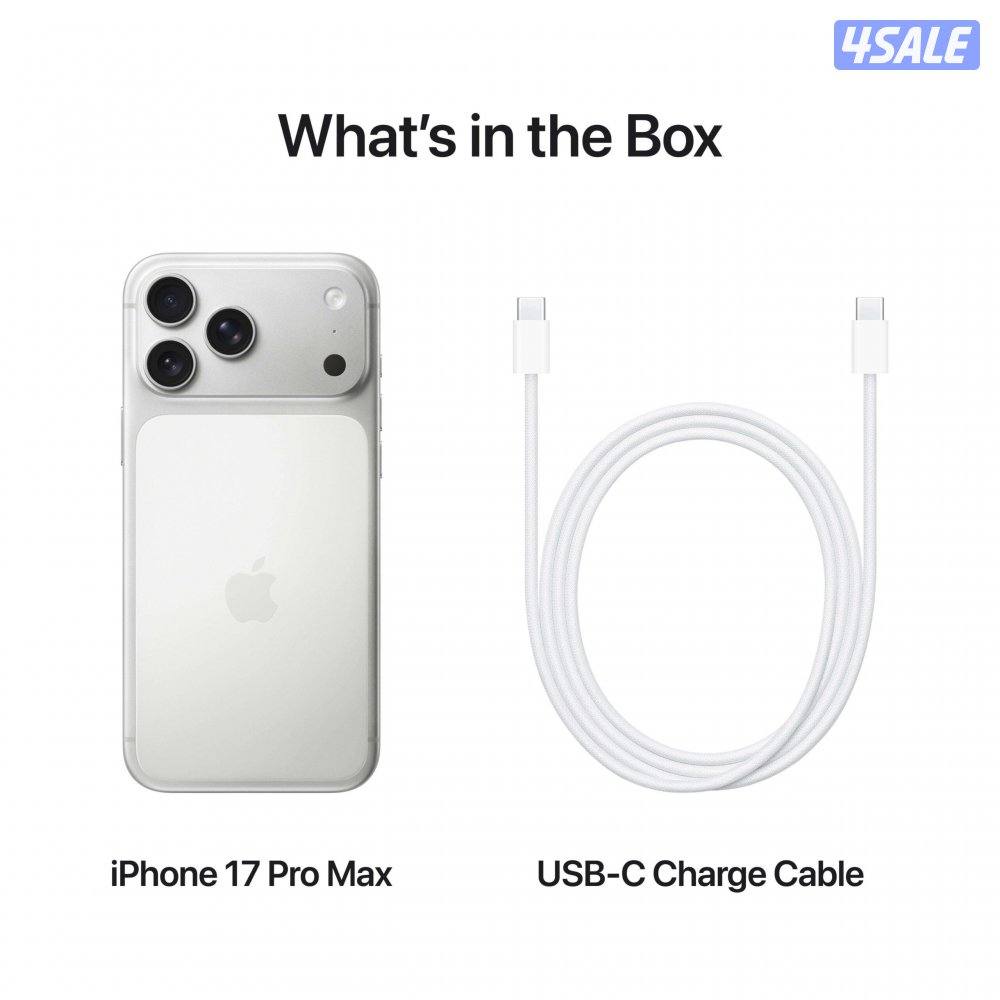 ايفون ١٧ بروماكس ٢٥٦ غيغا سلفر0