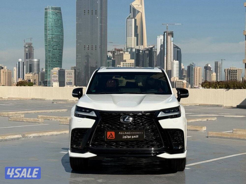 لكزسLX600 F SPORT موديل2024 عداد13الف تحت الكفاله+الصيانه0