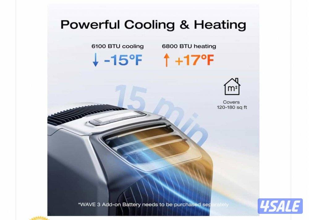 مكيف ودفاية Ecoflow الاصدار الجديد1