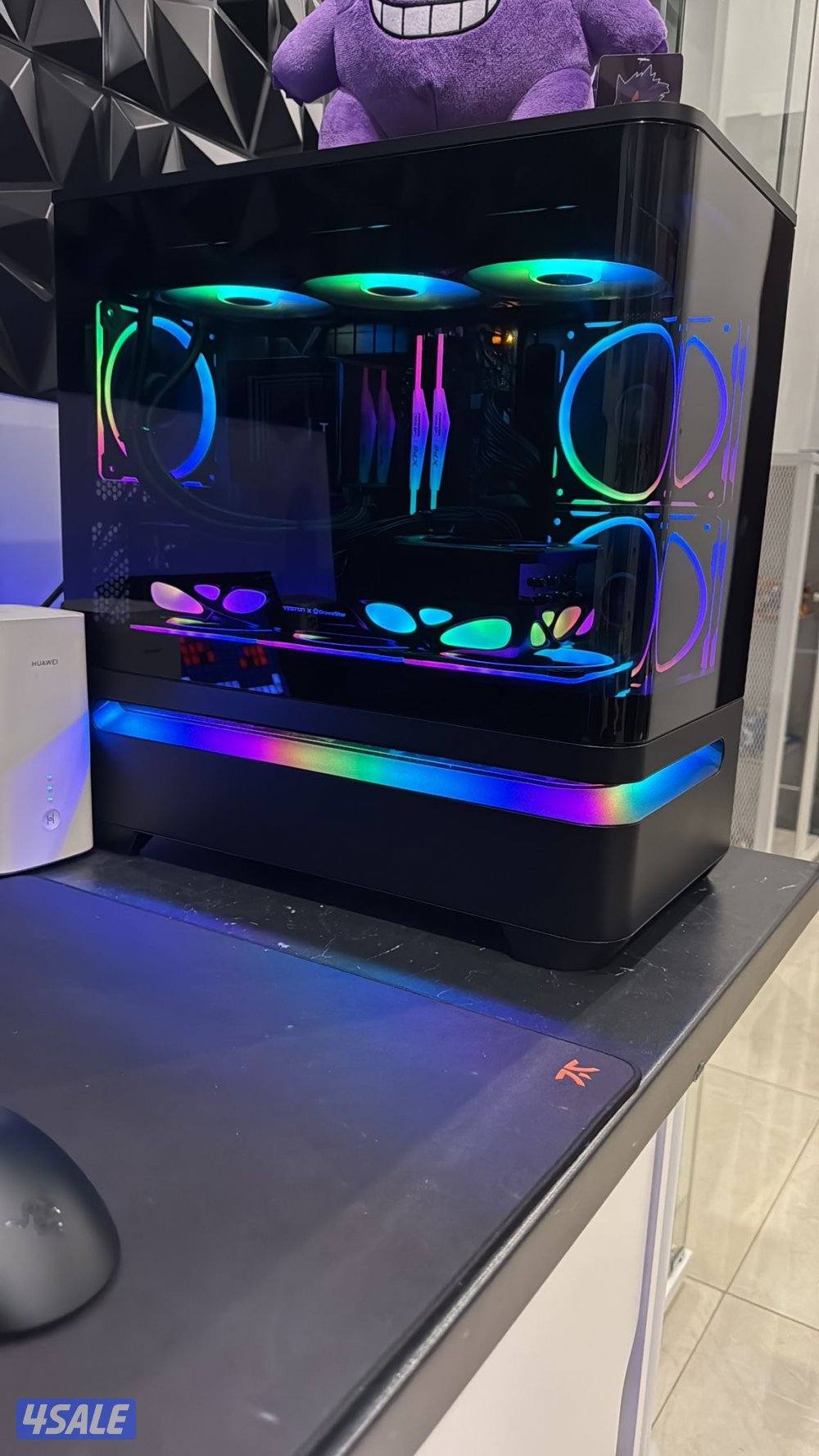 للبيع كيس ASUS Prime AP202 – شبه جديد  6 مراوح ARGB1