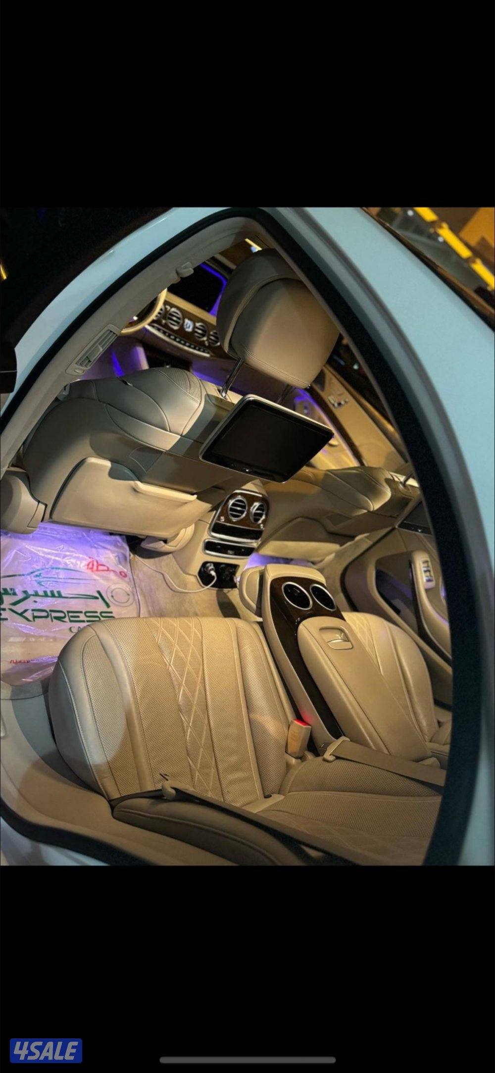 للبيع مرسيدس موديل 2014 حجم 500 لارج ماشي 206 اربع فصوص شرط الفحص3