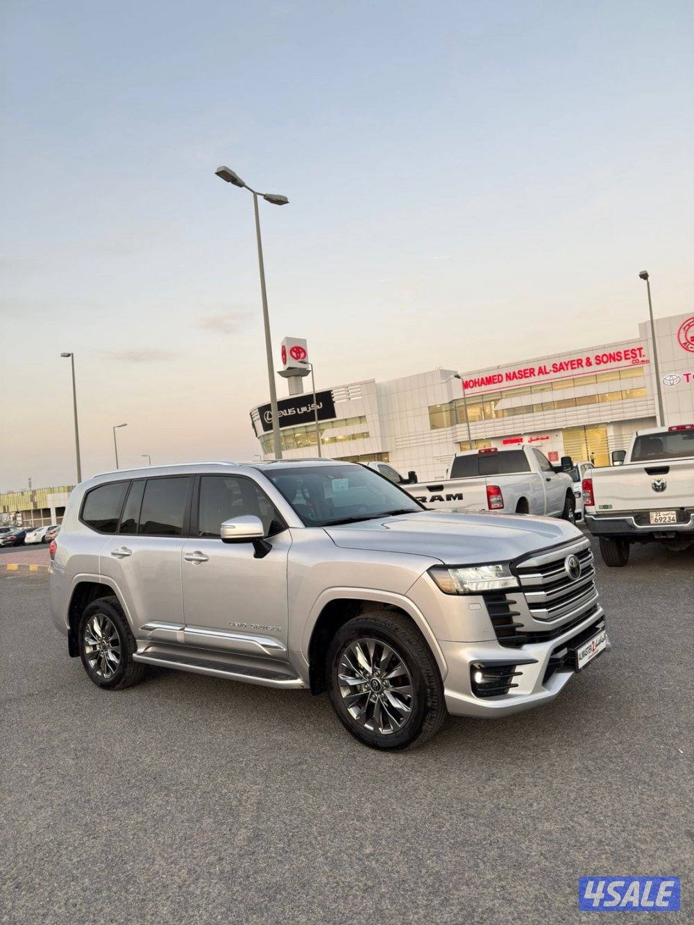 تويوتا لاند كروز GXR توين تيربو صبغ الوكاله شرط الفحص الساير1