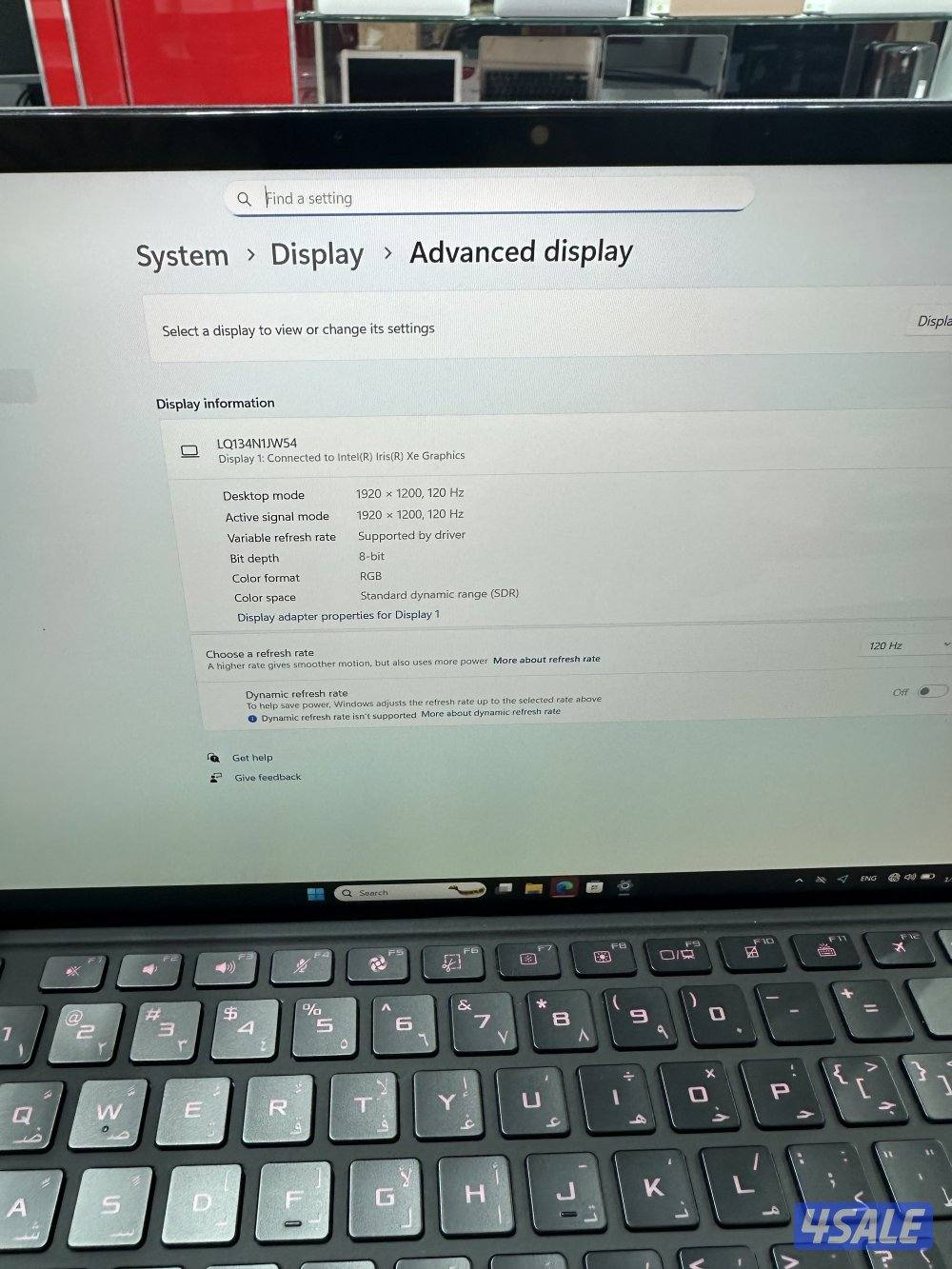 Asus ROG Flow Z13 -i9-12900H (2.50 GHz) 16GB ram 1TB SSD-RTX3050ti- us3