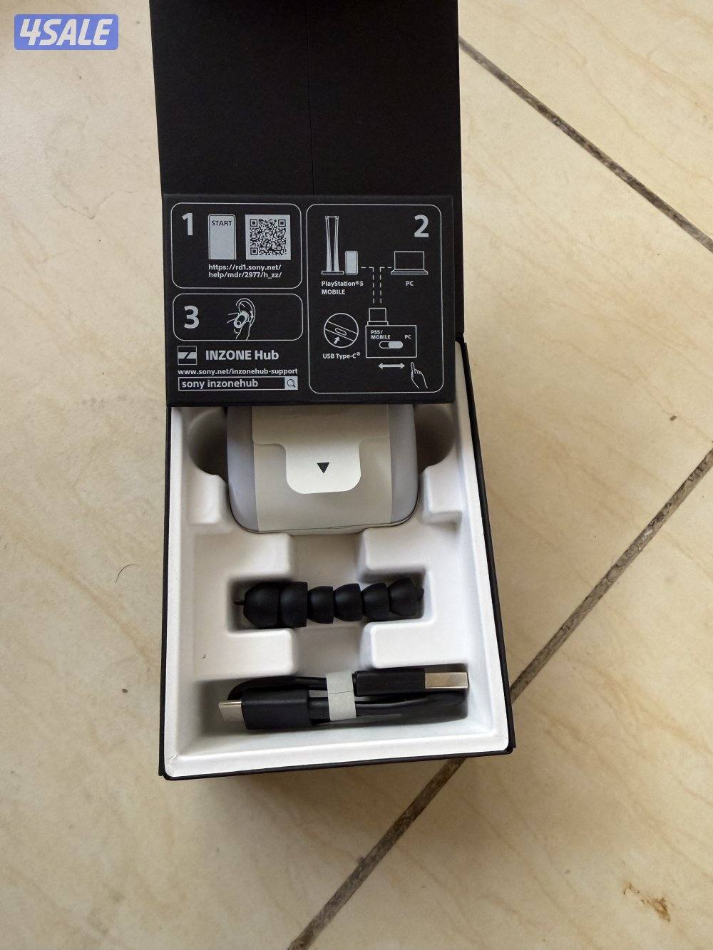 Sony INZONE Buds Truly Wireless Noise Cancelling Gaming Earbuds White5