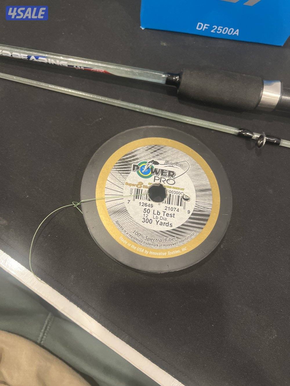 اداة صيد DAWA DF2500A/مع قصبة overbearing (13.5) مع خيط حرير1