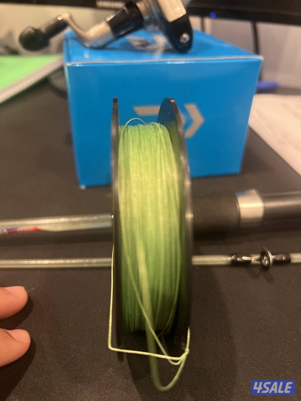 اداة صيد DAWA DF2500A/مع قصبة overbearing (13.5) مع خيط حرير2