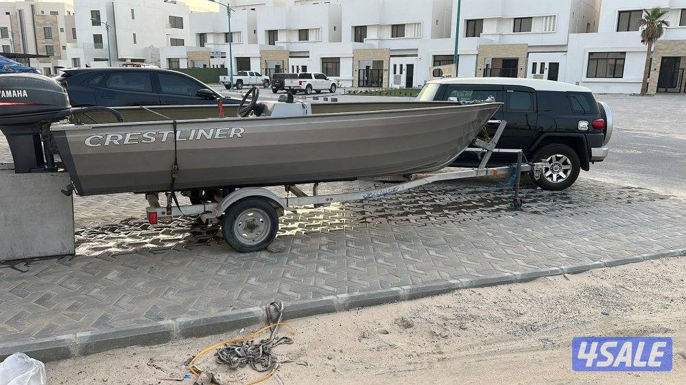 السلام عليكم ورحمة الله وبركاته 
* للبيع طراد 16 المنيوم موديل 2011 
*5