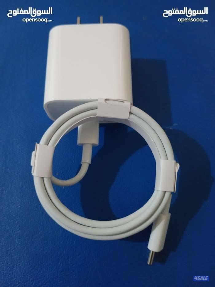 شاحن ابل امريكي 20وات 17برو ماكس اصلي جديد بالسريال نمبر0