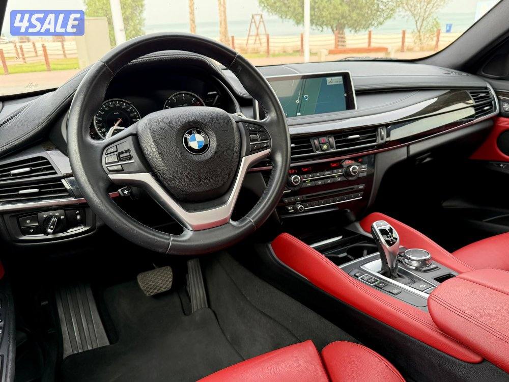 للبيع BMW X6 موديل 2015 صبغ الوكاله حاله نظيفه جداا7